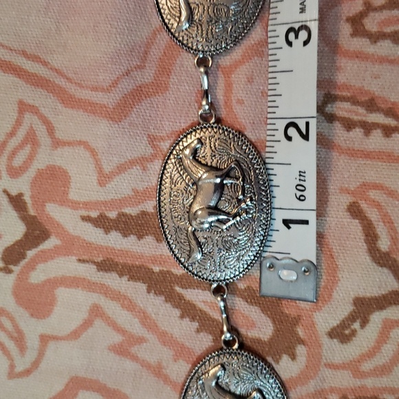 Concho Horse Belt Western Belt Cowgirl Belt Rodeo Belt Cinto Vaquero Rodeo Belt - Picture 13 of 15